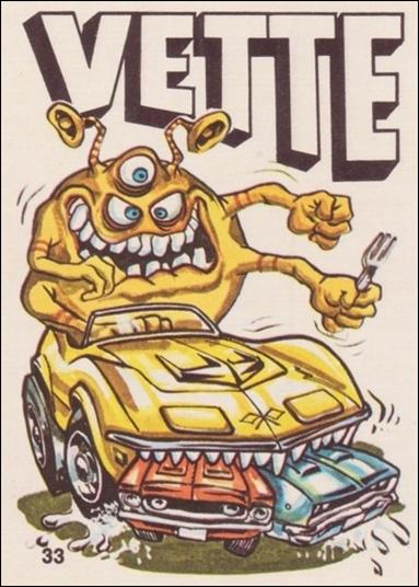 Fabulous Odd Rods (Base Set) card 33 Vette