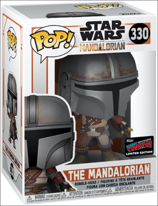 POP! Star Wars figure 330 The Mandalorian (Pistol) NYCC 2019