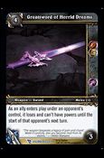 World of Warcraft: March of the Legion (Base Set) card 283 Greatsword of Horrid Dreams
