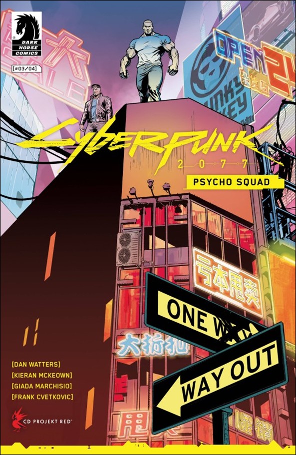 Cyberpunk 2077: Psycho Squad issue 3 Kieran McKeown Cover