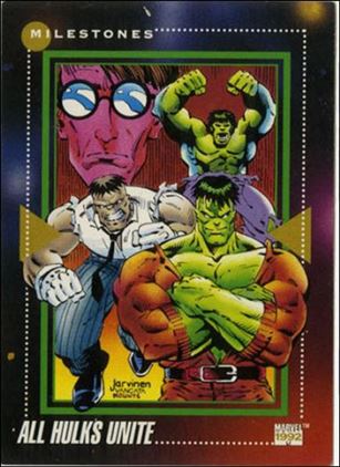 Marvel Universe: Series 3 (Base Set) card 194 All Hulks Unite