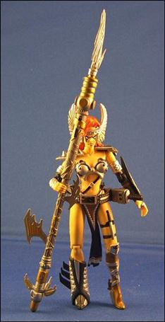 Spawn (Series  2) figure 1-G Angela (Silver Repaint) - Loose