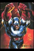Marvel Annual Flair '94 (PowerBlast Subset) card 11 Captain America