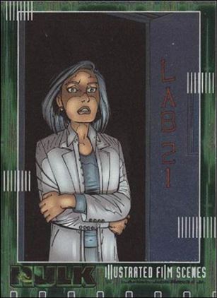 Hulk Film and Comic Cards (Illustrated Film Scenes Subset) card IF08 Betty Ross