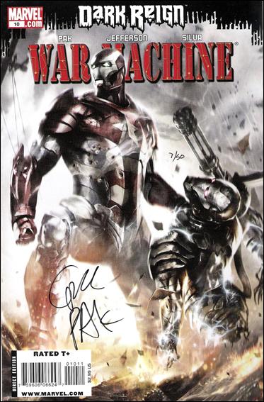 War Machine (2009) issue 10-B DF (Signed by Greg Pak) 1/50