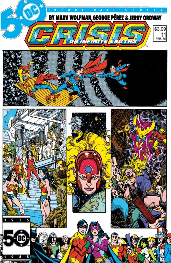 Crisis on Infinite Earths issue 11-B Facsimile Edition (2025) Cover