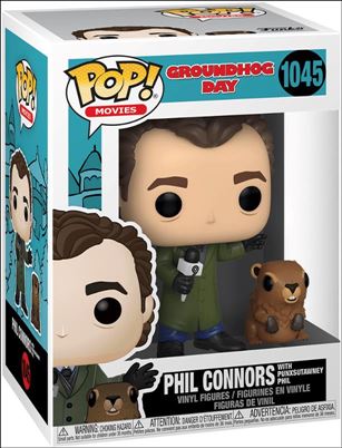 POP! Movies figure 1045 Phil Connors with Punxsutawney Phil