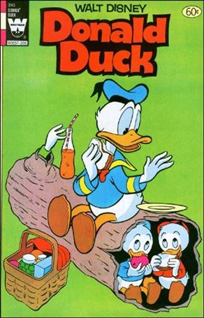 Walt Disney's Donald Duck (1952) issue 240-B White Logo