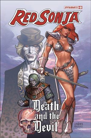 Red Sonja: Death and the Devil issue 1 Joseph Michael Linsner Cover