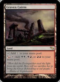 Magic the Gathering: Shadowmoor (Base Set) card 272 Graven Cairns