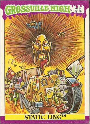 Grossville High (Base Set) card 51 Static Ling
