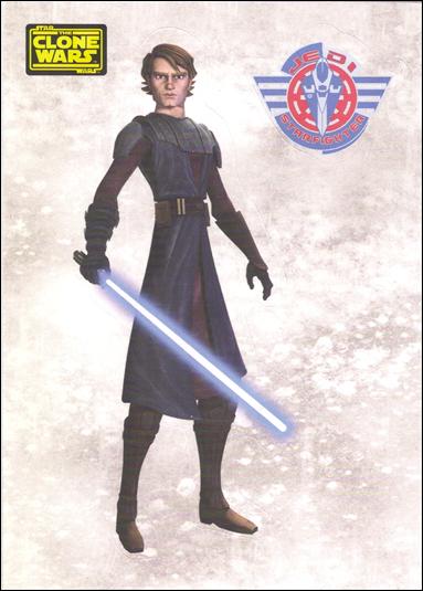 Star Wars: The Clone Wars Trading Card Stickers (Base Set) card 17 Anakin Skywalker
