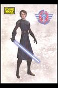 Star Wars: The Clone Wars Trading Card Stickers (Base Set) card 17 Anakin Skywalker