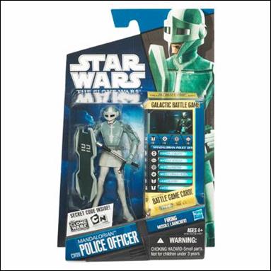 Star Wars: The Clone Wars Collection 3 3/4" Figures (2010) figure CW09 Mandalorian Police Officer