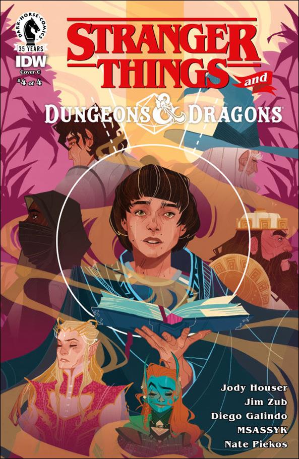 Stranger Things and Dungeons & Dragons issue 4-C Jess Taylor Cover