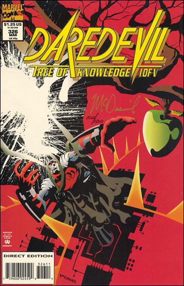 Daredevil (1964) issue 326-C Dynamic Forces (signed by Scott McDaniel) 1/1500
