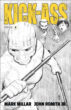 Kick-Ass (2018) issue 6-B John Romita Jr. Sketch Cover
