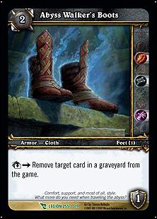 World of Warcraft: March of the Legion (Base Set) card 255 Abyss Walker's Boots