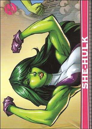 Marvel Dangerous Divas (Base Set) card 17 She-Hulk