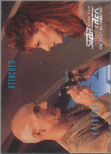 Star Trek: The Next Generation - The Episode Collection Season Seven (Base Set) card 669 Attached, Episode 160-C