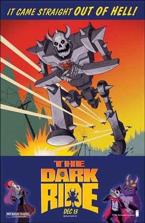 Dark Ride issue 10-D Dennis Culver & Tony Fleecs 1:25 Cover