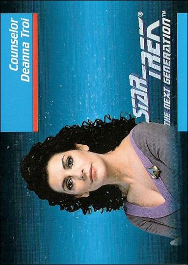 Star Trek: The Next Generation - Inaugural Edition (Base Set) card 9 Counselor Deanna Troi