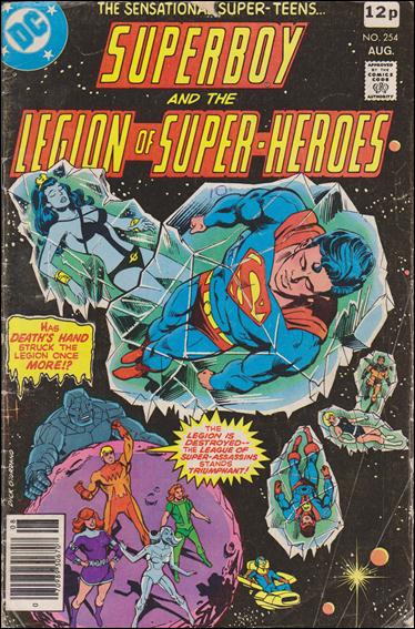 Superboy & the Legion of Super-Heroes issue 254-C UK Price Cover