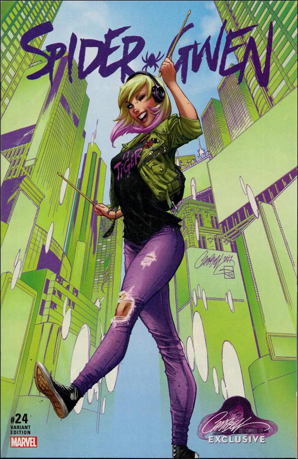 Spider-Gwen (2015/12) issue 24-D J. Scott Campbell Modern Gwen Stacy Cover