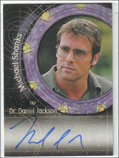 Stargate SG-1: Season 6 (Autograph Subset) card A38 Michael Shanks as Dr. Daniel Jackson (Limited)