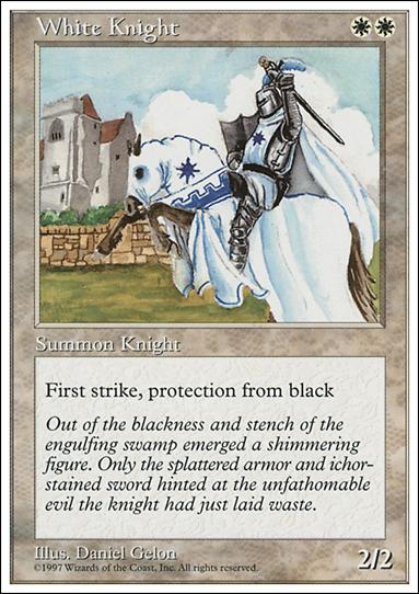 Magic the Gathering: 5th Edition (Base Set) card 68 White Knight