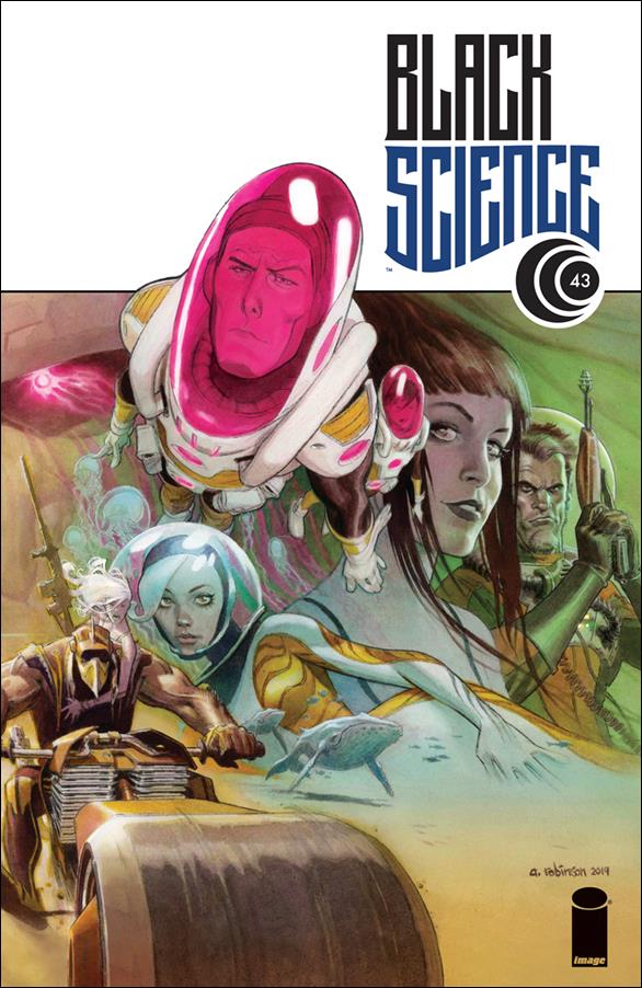 Black Science issue 43-B Andrew Robinson Wraparound Cover
