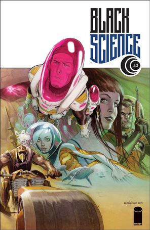 Black Science issue 43-B Andrew Robinson Wraparound Cover