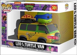 POP! Rides figure 301 Leo in the Turtle Van Target Exclusive