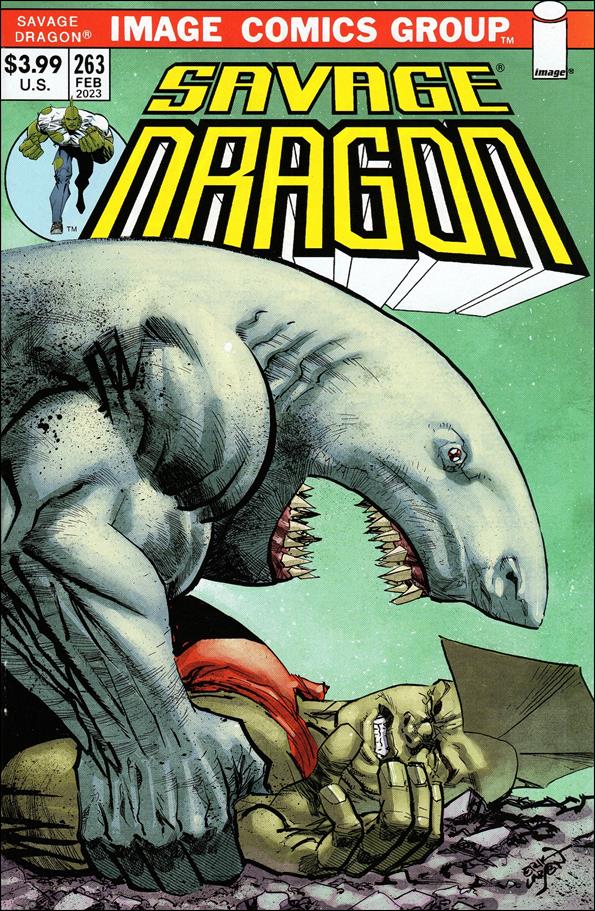 Savage Dragon (1993) issue 263-B Retro Trade Dress Cover