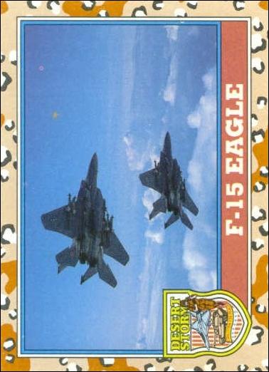 Desert Storm: Series 2 (Base Set) card 109 F-15 Eagle