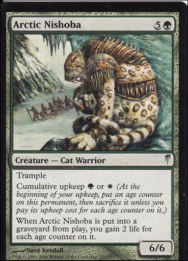 Magic the Gathering: Coldsnap (Base Set) card 102 Arctic Nishoba