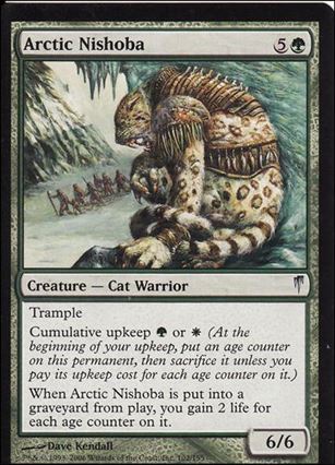 Magic the Gathering: Coldsnap (Base Set) card 102 Arctic Nishoba