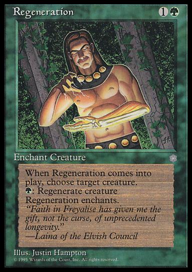 Magic the Gathering: Ice Age (Base Set) card 259 Regeneration