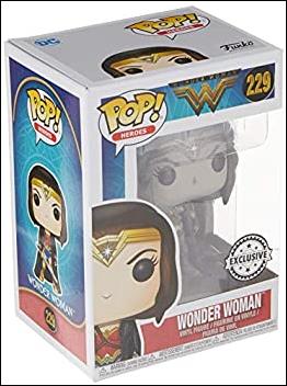 POP! Heroes figure 229-B Wonder Woman w/ Cloak (Sepia)
