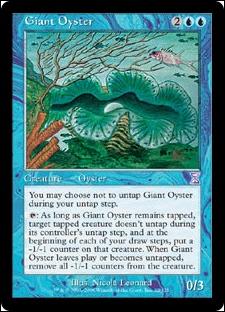Magic the Gathering: Time Spiral (Timeshifted Subset) card 22 Giant Oyster