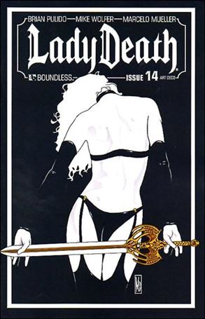 Lady Death (2010) issue 14-D Art Deco Cover 1:3