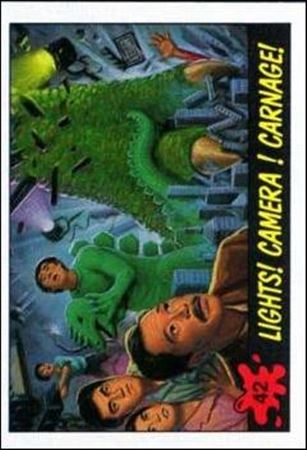 Dinosaurs Attack! (Base Set) card 42 Lights! Camera! Carnage!
