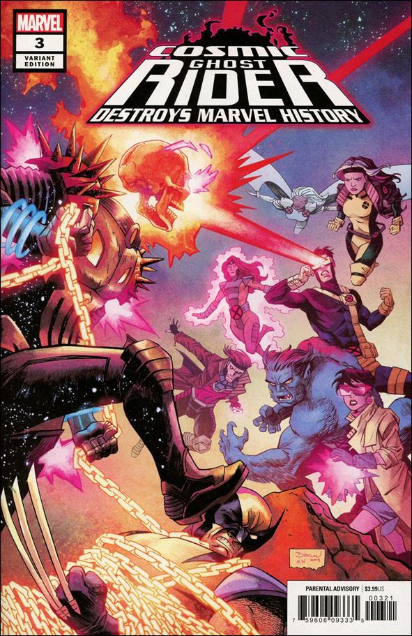 Cosmic Ghost Rider Destroys Marvel History issue 3-B Declan Shalvey Cover