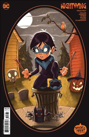 Nightwing (2016) issue 107-F Chrissie Zullo Trick or Treat Cardstock Cover