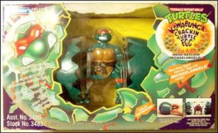 Teenage Mutant Ninja Turtles: Kowabunga Crackin' Turtle Eggs figure 3 Hero Hatchin' Michaelangelo