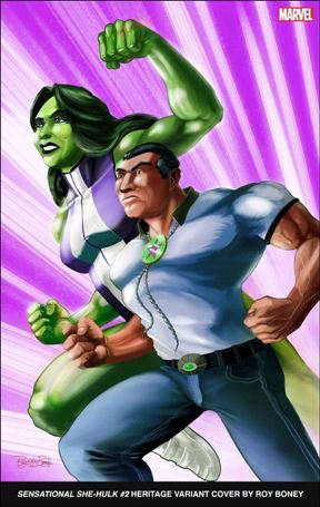 Sensational She-Hulk (2023) issue 2-C Roy Boney Jr. Heritage Cover