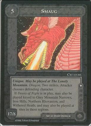Middle-Earth: The Wizards (Base Set) card 392 Smaug