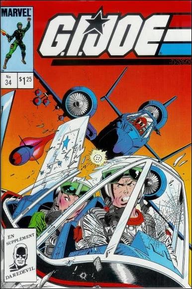 G.I. Joe: A Real American Hero issue 34-C French-Canadian Price Cover