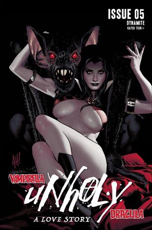 Vampirella/Dracula: Unholy issue 5-D Adam Hughes Cover