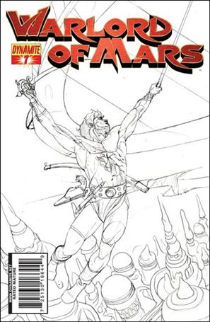 Warlord of Mars issue 7-F Joe Jusko 1:20 Black and White Cover